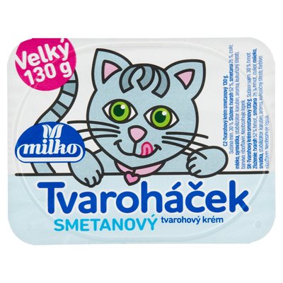 Obrázek ŠETŘÍME JÍDLEM: Milko Tvaroháček smetanový tvarohový krém 130g