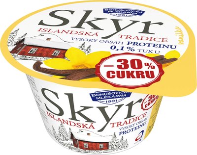 Obrázek ŠETŘÍME JÍDLEM: SKYR vanilka 130g