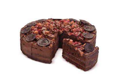 Obrázek ŠETŘÍME JÍDLEM: L´Chefs Čokoládový dort s malinami 600g