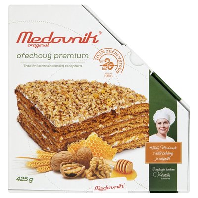 Obrázek ŠETŘÍME JÍDLEM: Medovník Original Ořechový premium 425g
