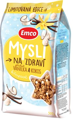 Obrázek Mysli křupavé - vanilka a kokos 500g limitovaná edice