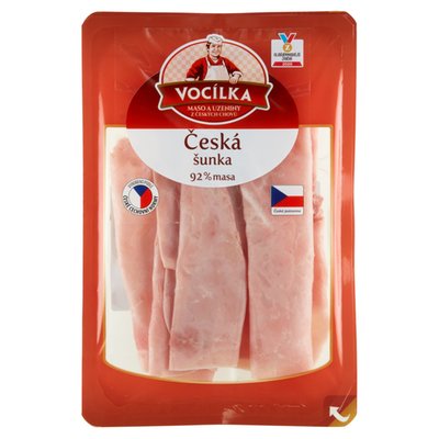 Obrázek ŠETŘÍME JÍDLEM: VOCÍLKA Česká šunka 92% masa 100g