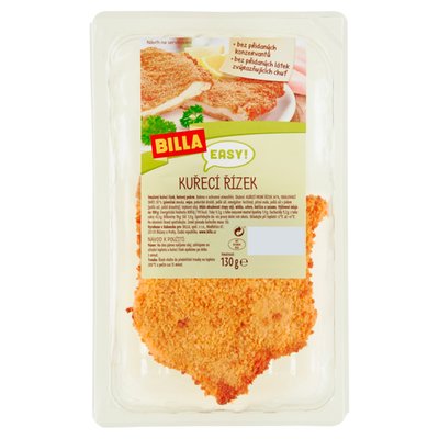 Obrázek ŠETŘÍME JÍDLEM: BILLA EASY Kuřecí řízek 130g