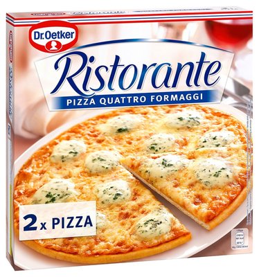 Obrázek ŠETŘÍME JÍDLEM: Dr. Oetker Ristorante Pizza Quattro Formaggi 2 x 340g (680g)