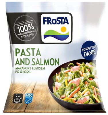 Obrázek ŠETŘÍME JÍDLEM: Těstoviny a losos 400g FRoSTA