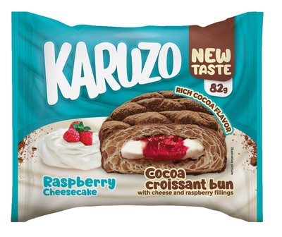 Obrázek ŠETŘÍME JÍDLEM: Karuzo tmavé cheesecake-malina 82g