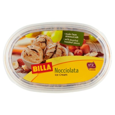 Obrázek ŠETŘÍME JÍDLEM: BILLA Nocciolata lískooříškový mražený krém 900ml