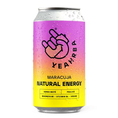 Obrázek Yeahrba Maracuja Natural Energy Yerba Maté 330ml