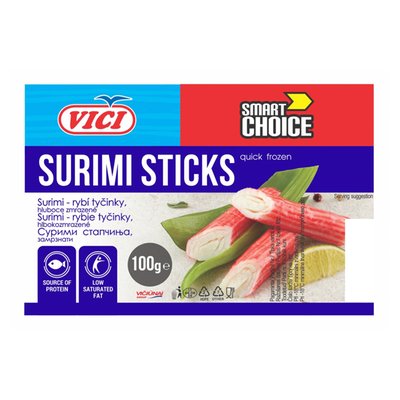 Obrázek ŠETŘÍME JÍDLEM: Vici Surimi rybí tyčinky 100g
