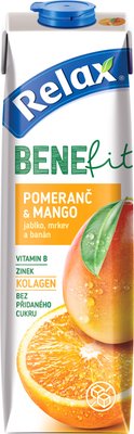 Obrázek Relax Benefit příchuť Pomeranč, Mango 1l