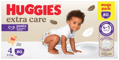 Obrázek Huggies Extra Care Pants - 4 BOX 80 ks