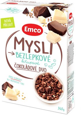 Obrázek Mysli bezlepkové čokoládové duo 340g