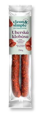 Obrázek ŠETŘÍME JÍDLEM: Clean&Simple Uherská klobása 250 g
