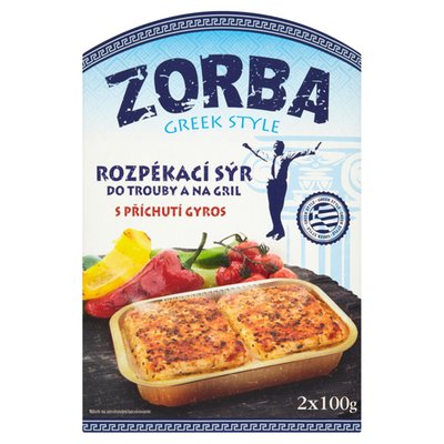 Obrázek ŠETŘÍME JÍDLEM: Zorba Rozpékací sýr do trouby a na gril s příchutí gyros 200g
