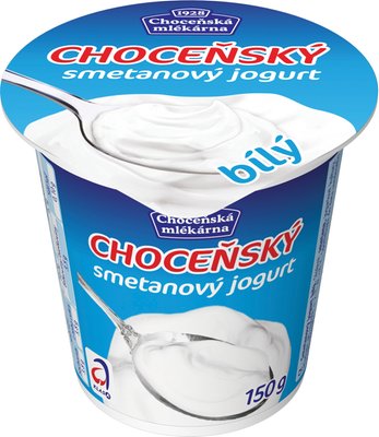 Obrázek ŠETŘÍME JÍDLEM: Choceňský smetanový Jogurt bílý 150 g