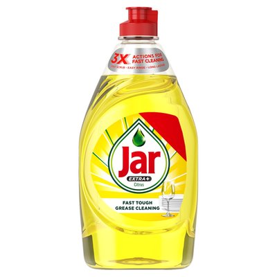 Obrázek Jar Extra+Citrus Tekutý Prostředek Na Mytí Nádobí.Složení Č. 1 Od Jaru Pro Mytí Odolné Mastnoty450ml