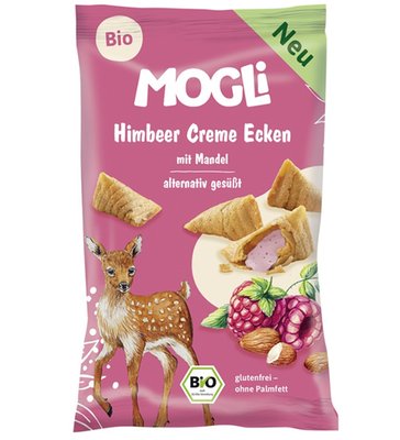 Obrázek MOGLi BIO plněné malinové taštičky 30 g