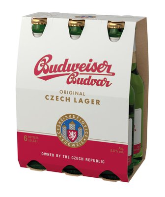 Obrázek Budweiser Budvar Pivo ležák světlé 6 x 0,33l (1,98l)