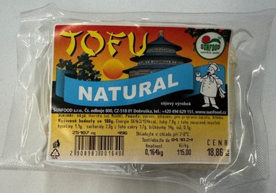 Obrázek ŠETŘÍME JÍDLEM: Tofu natural