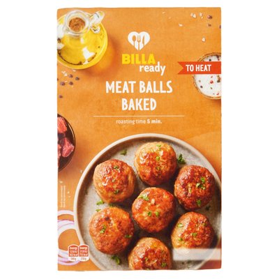 Obrázek ŠETŘÍME JÍDLEM: BILLA Ready Masové kuličky pečené 250g