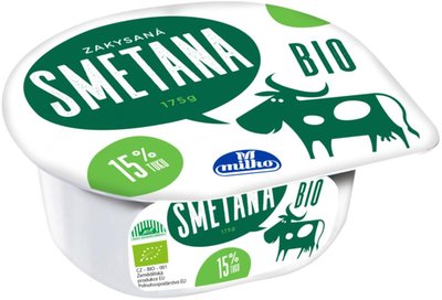 Obrázek ŠETŘÍME JÍDLEM: Bio zakysaná smetana 175g