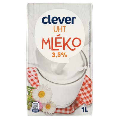 Obrázek clever Mléko 3,5 % 1l