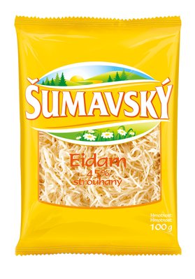 Obrázek ŠETŘÍME JÍDLEM: Šumavský eidam 45% strouhaný 100g