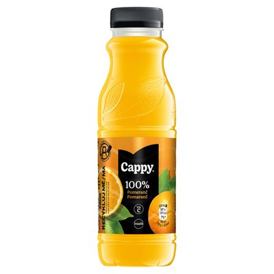 Obrázek ŠETŘÍME JÍDLEM: Cappy 100% pomeranč 330ml