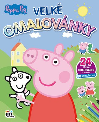 Obrázek Velké omalovánky Prasátko Peppa