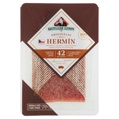 Obrázek ŠETŘÍME JÍDLEM: Kostelecké uzeniny Hermín 0,100kg
