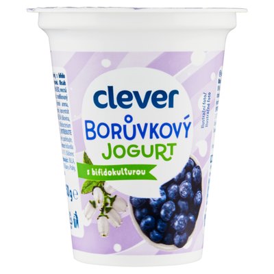 Obrázek ŠETŘÍME JÍDLEM: clever Borůvkový jogurt s bifidokulturou 150g