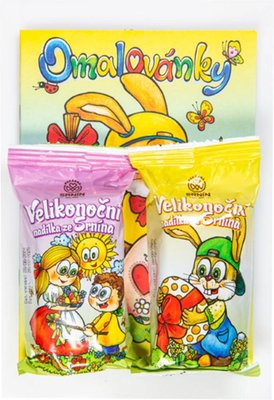 Obrázek Velikonoční nadílka s omalovánkami 120g