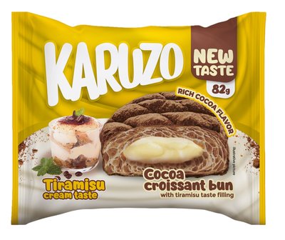 Obrázek ŠETŘÍME JÍDLEM: Karuzo Kakaová pita z listového těsta s náplní s příchutí tiramisu 82g