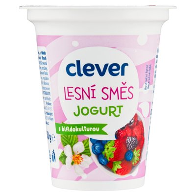 Obrázek ŠETŘÍME JÍDLEM: clever Lesní směs jogurt s bifidokulturou 150g