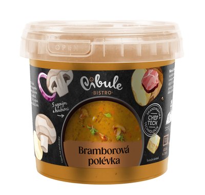 Obrázek ŠETŘÍME JÍDLEM: Cibule Bistro Bramborová polévka s uzeným masem 340 g