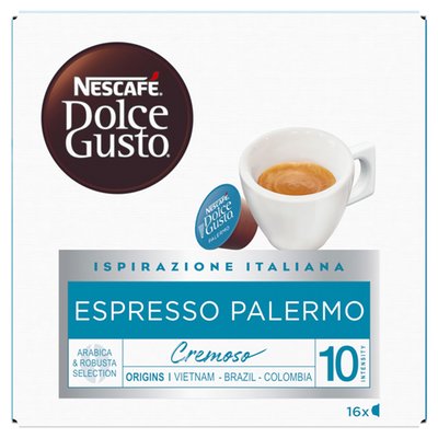 Obrázek NESCAFÉ Dolce Gusto Espresso Palermo - kávové kapsle - 16 ks