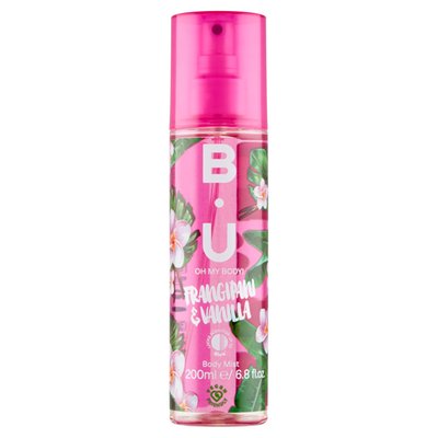 Obrázek B.U. Oh My Body! Frangipani & Vanilla parfémovaný tělový sprej 200ml