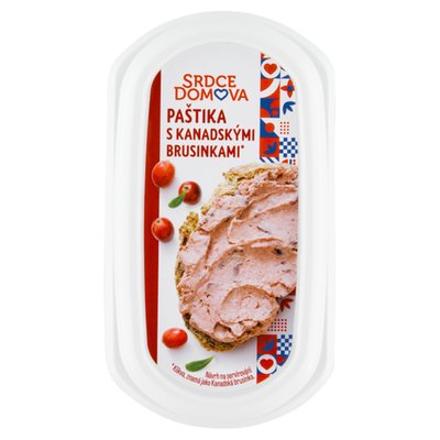 Obrázek ŠETŘÍME JÍDLEM: Srdce domova Paštika s kanadskými brusinkami 150g