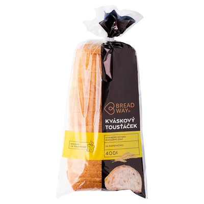 Obrázek ŠETŘÍME JÍDLEM: Breadway Kváskový tousťáček 400g
