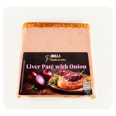 Obrázek ŠETŘÍME JÍDLEM: BILLA Premium Vepřová paštika s játry a cibulí 125g