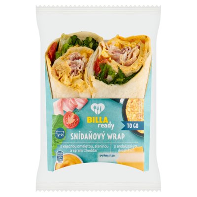 Obrázek BILLA Ready Snídaňový wrap 200g