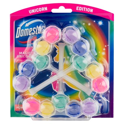 Obrázek Domestos Power 5 Magic Unicorn WC blok 3 x 50g