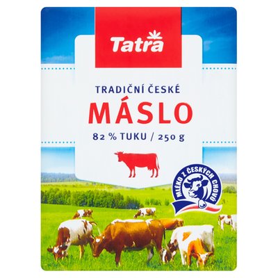 Obrázek ŠETŘÍME JÍDLEM: Tatra máslo 82% 250g