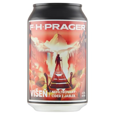 Obrázek ŠETŘÍME JÍDLEM: F.H. Prager Cider Višeň 330ml