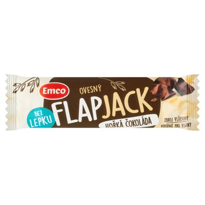 Obrázek Emco Ovesný Flapjack hořká čokoláda 45g