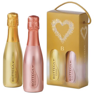 Obrázek Bottega Set Gold Prosecco 0,2l + Rose Gold Pinot Nero 0,2l