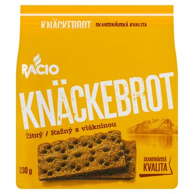 Obrázek Racio Knäckebrot žitný s vlákninou 230g