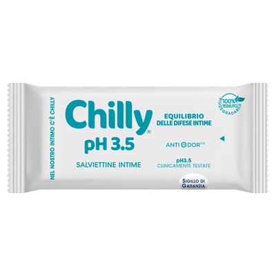 Obrázek Chilly pH 3,5 intimní ubrousky 12 ks