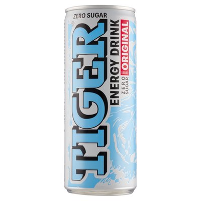 Obrázek Tiger Energy Drink Zero Sugar Original 250ml
