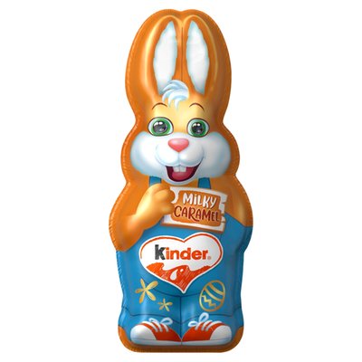 Obrázek Kinder Sladká figurka s mléčnou vrstvou pokrytá vrstvou z kakaového másla a mléčného karamelu 110g